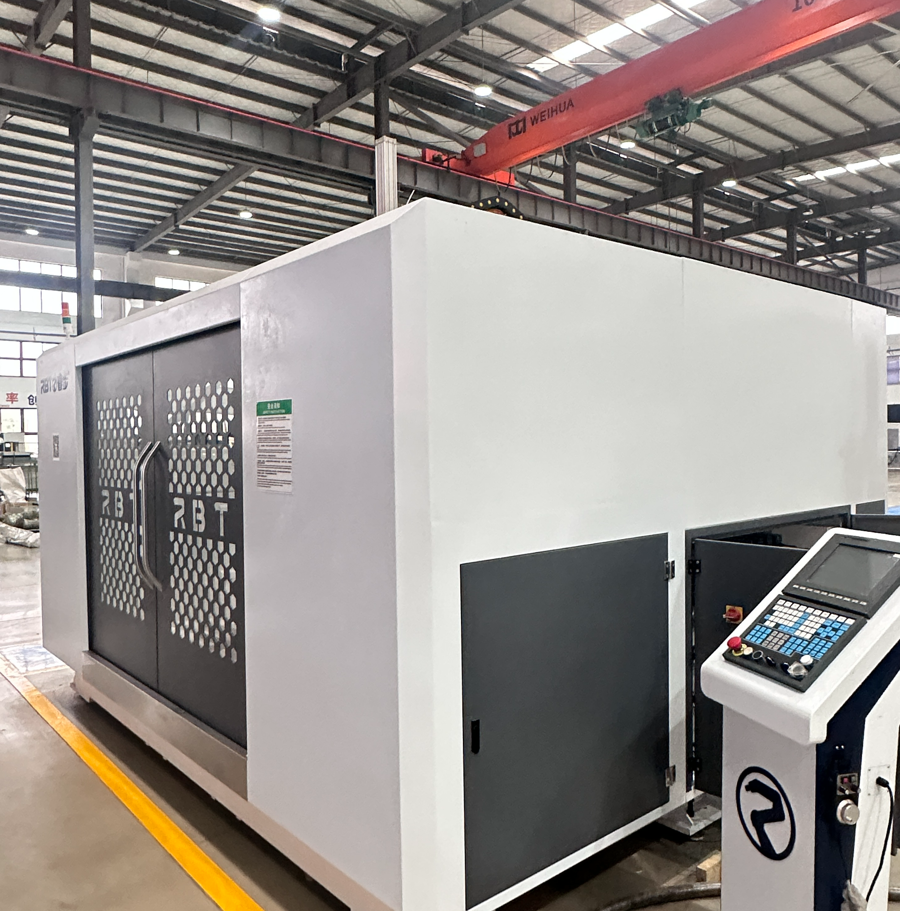 Machine CNC à double tête à 5 axes pour plastiques industriels