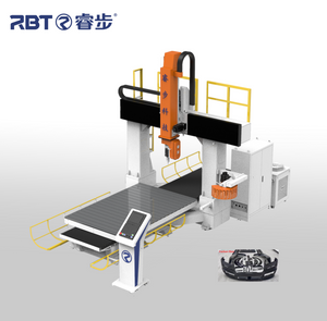 Centre d'usinage CNC à 5 axes Rbt pour matériaux composites en verre et fibre de carbone approuvé CE 