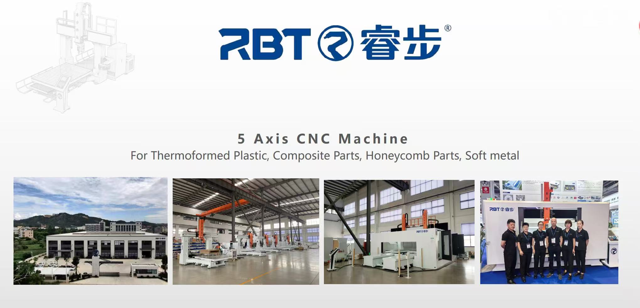 Machine CNC &agrave; axe RBT 5
