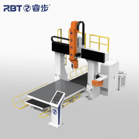 RBT Factory Punching Machine 5 axe CNC Routeur de coupe pour les composites Pièces de matériaux