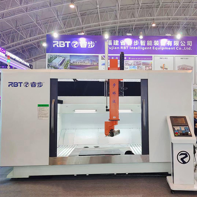 Machine de coupe CNC à 5 axes RBT pour composites en plastique en aluminium en nid d'abeille