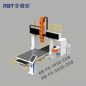 Machine de découpage de commande numérique par ordinateur de routeur de commande numérique par ordinateur de 5 axes pour traiter des pièces en plastique 