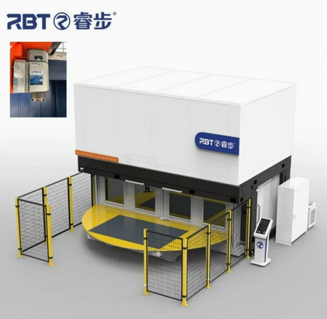 RBT MACHINERIE COUPE FORME À 6 AXIS CNC ROUTEUR DE MISE AVEC DOUBLE TAUTABLE DE TRAVAIL 