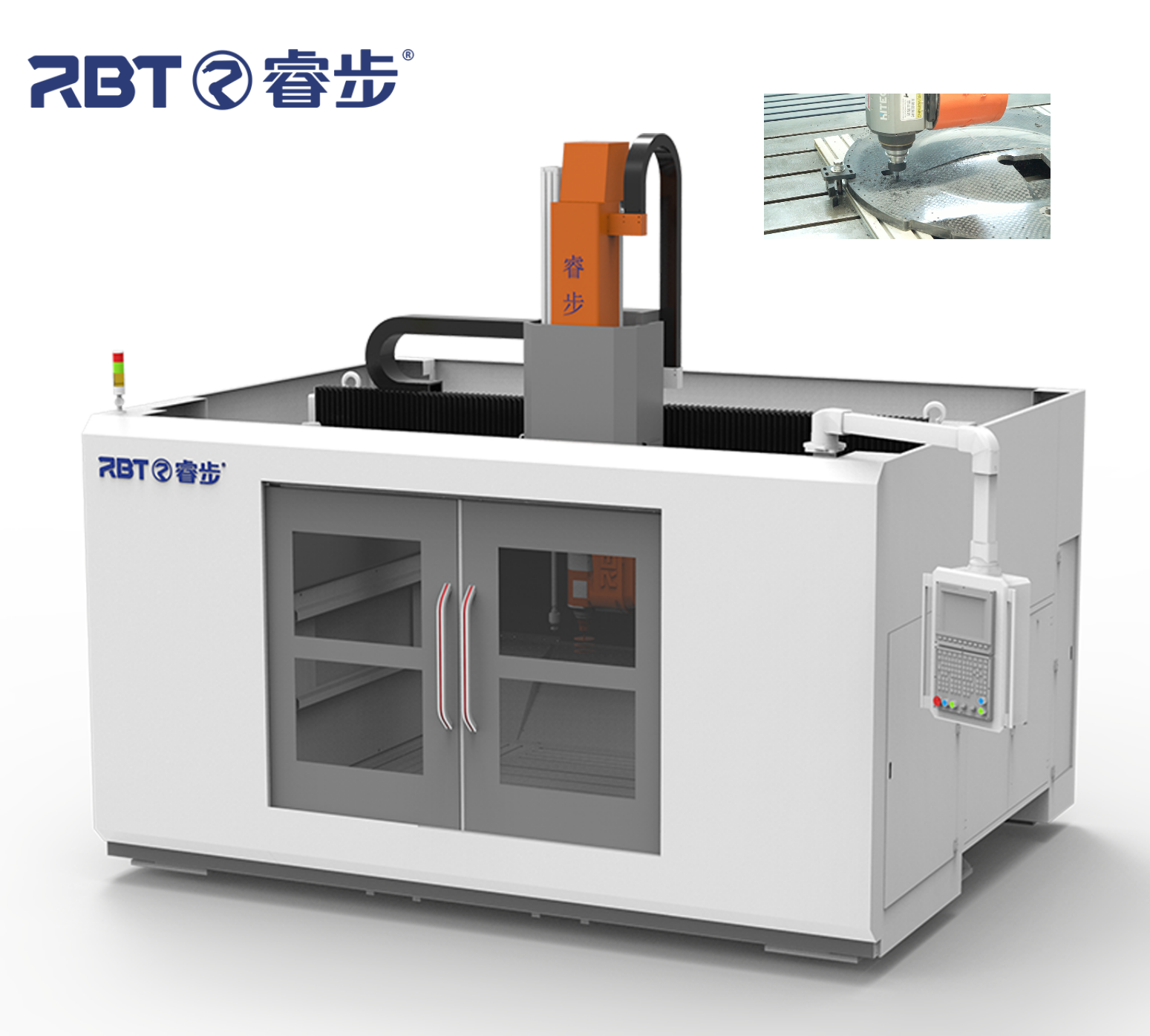 Centre d'usinage CNC 5 axes pour pi&egrave;ces composites 