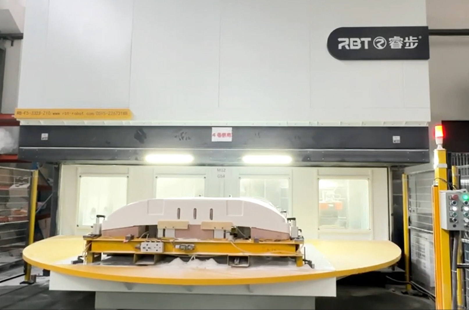 RBT MACHINERIE COUPE FORME À 6 AXIS CNC ROUTEUR DE MISE AVEC DOUBLE TAUTABLE DE TRAVAIL 