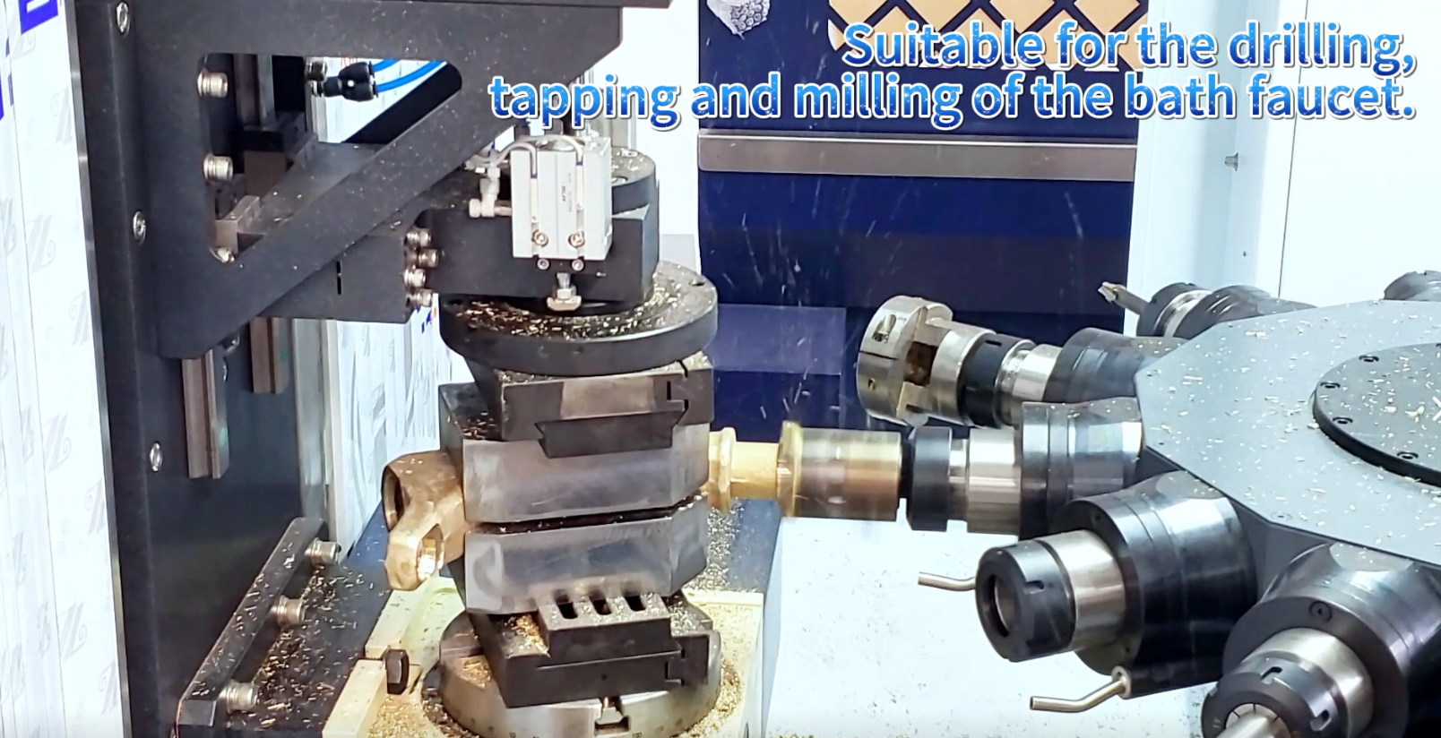 Machine CNC horizontale à broches RBT 12, pour la production de robinets, approuvée CE